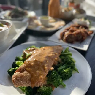 F09. Deep Fried Salmon