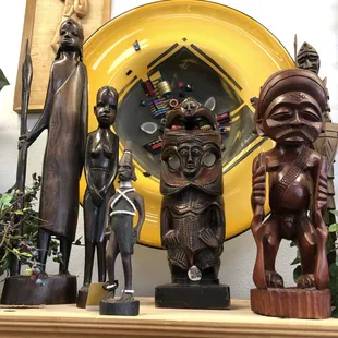Tribal Wooden Statues