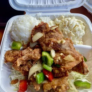 Salt and Pepper Pork Chop