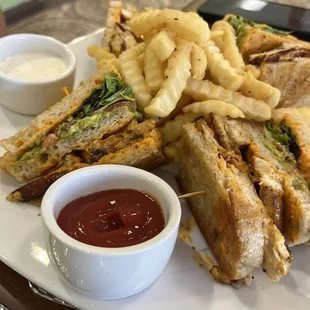 Spicy chicken sandwich had the perfect spice and flavors