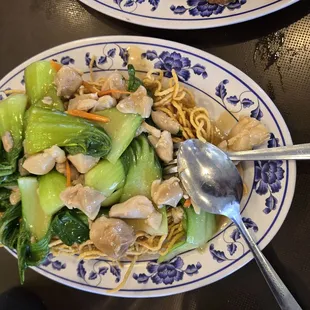 Chicken Fried White Noodle