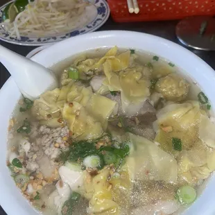 Flat Rice Noodle Soup