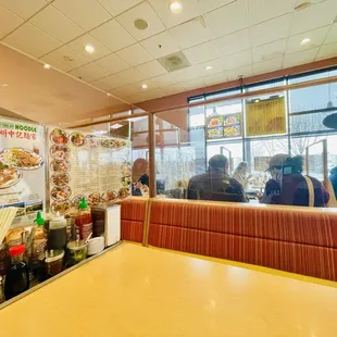 the interior of a restaurant