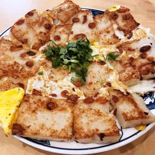 29. Fried Daikon Flour Cake with Egg Peanut