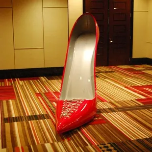 The giant shoe that you can sit in (plenty of photo ops) at the Cosmopolitan