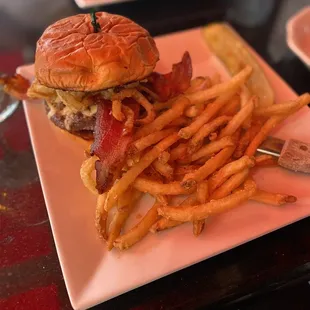 Smokey Burger! Bacon is think and Amazing!