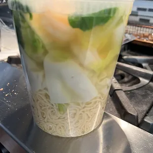 Shrimp won ton noodle