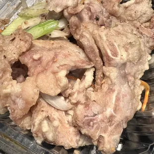 Salt and pepper pork chop