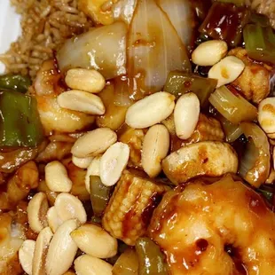 Kung Pao Shrimp combo (minus egg roll)
