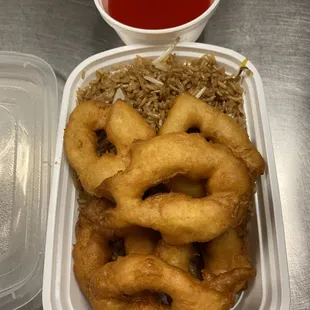 Sweet &amp; Sour Shrimp combo (minus egg roll)