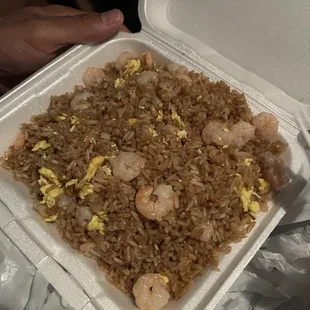 Shrimp fried rice