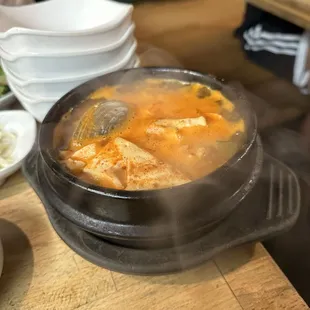 Tofu soup