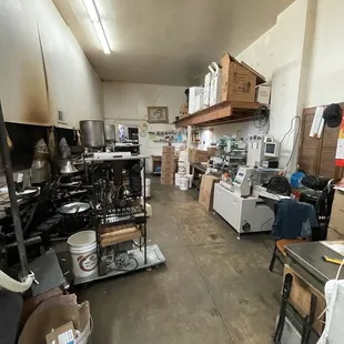 the inside of the kitchen