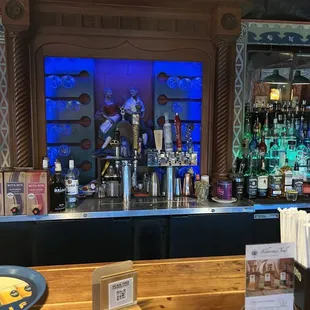 Bar at New World Brewery.