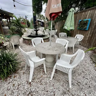 Outdoor seating