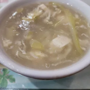 Egg flower soup!