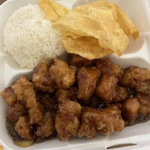 House chicken lunch special