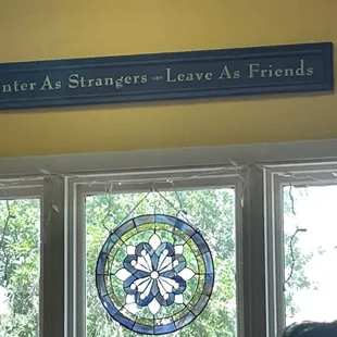 Friendly sign