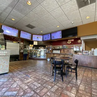 Interior of the business