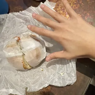 Bagel ft. my hand for size reference