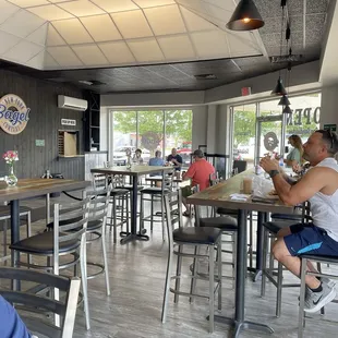 Nice and open with plenty of windows to allow the natural sunlight in.