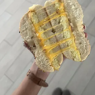Breakfast Egg, and Cheese Bagel
