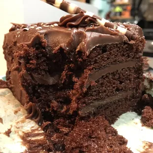Chocolate cake.