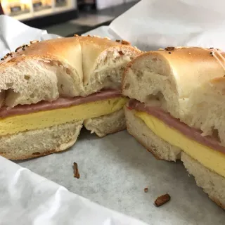 Breakfast Egg, and Cheese Bagel
