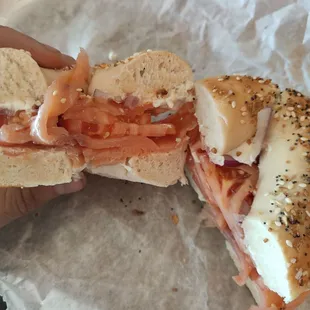 Norwegian sandwich (lox)