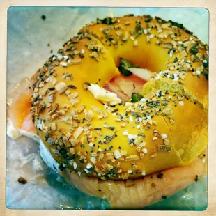 Norwegian on egg everything