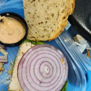 Burger onion