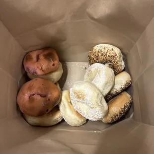 Full Dozen of Bagel: Cranberry, Salt, Plain, Everything