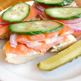 Bagel with Lox &amp; Cream Cheese