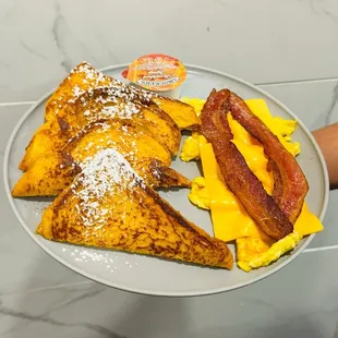 waffles, food