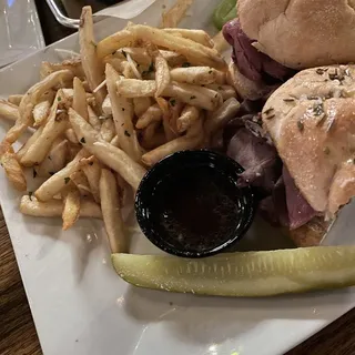Buffalo Beef on Weck