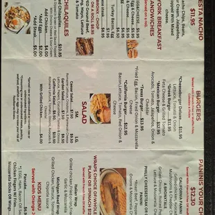 Menu page 2