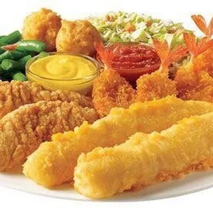 a plate of fried food