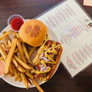 One by one combo, house sauce