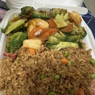 L22. Shrimp with Broccoli Lunch Special