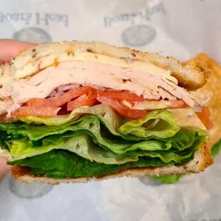 a turkey sandwich