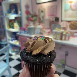 Mini cupcake. $2.25. Chocolate Chocolate Decadent