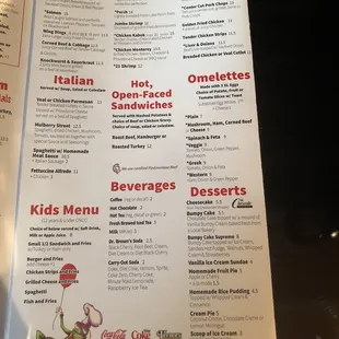 Menu @ New York Deli