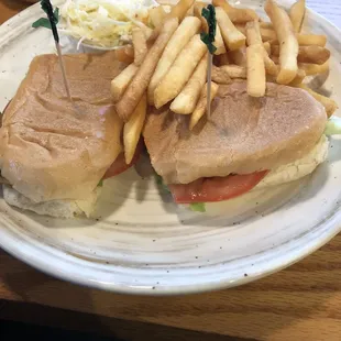 Slim Jane Sandwich w/Fries &amp; Coleslaw
