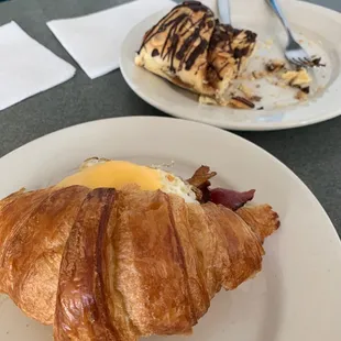 Bacon egg and cheese Croissant