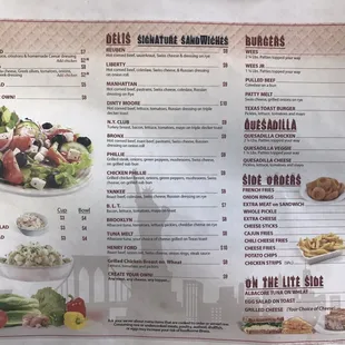 New menu! Check it out