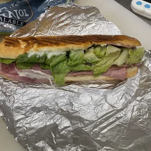 Wednsday Special: Mufaletta Italian Grinder Hoagie pressed Hoagie Roll