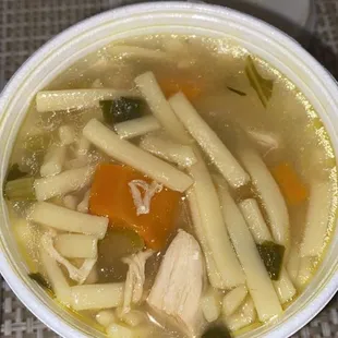 chicken noodle soup-yum!!