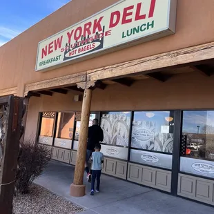 the outside of the restaurant