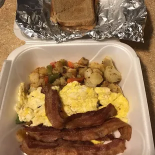 This is the breakfast special. You can change it up they have options. Not bad for under $5.