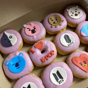 Made to order BT 21 donuts